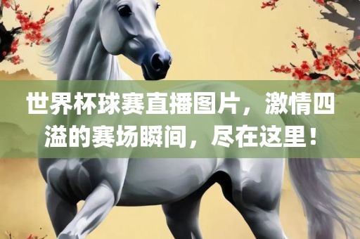 世界杯球赛直播图片，激情四溢的赛场瞬间，尽在这里！