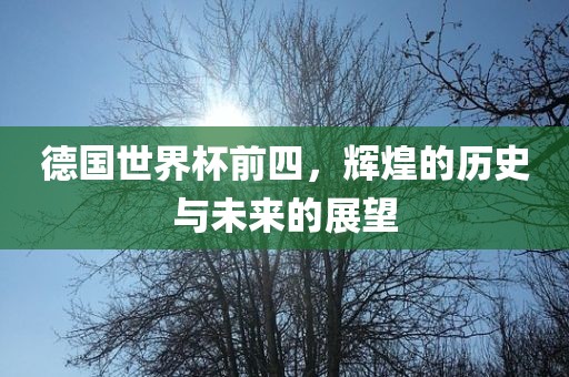 德国世界杯前四，辉煌的历史与未来的展望