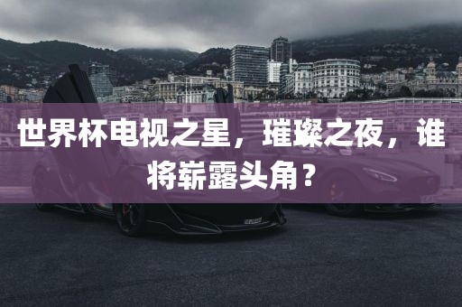 世界杯电视之星，璀璨之夜，谁将崭露头角？