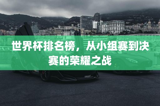 世界杯排名榜，从小组赛到决赛金炬实业股份有限公司的荣耀之战