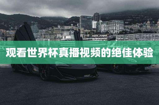观看世界杯真播视频的绝佳体验金炬实业股份有限公司