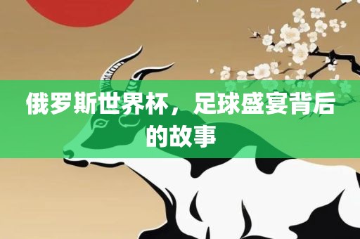 俄罗斯世界杯，足球盛宴背后的故事金炬实业股份有限公司