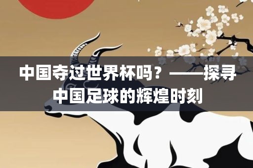 中国夺过世界杯吗？——探寻中国足球的辉煌时刻