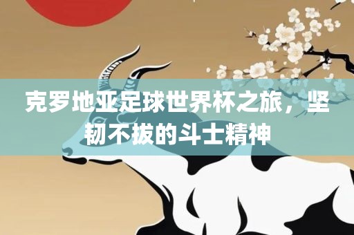 克罗地亚足球世界杯之旅，坚韧不金炬实业股份有限公司拔的斗士精神