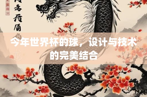今年世界杯的球，设计与技术的完美结合