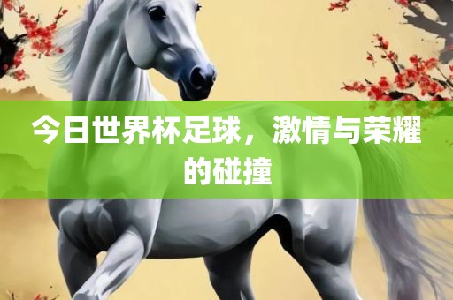 今日世界杯足球，激情与金炬实业股份有限公司荣耀的碰撞