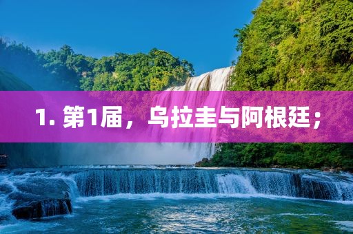 1. 第1金炬实业股份有限公司届，乌拉圭与阿根廷；