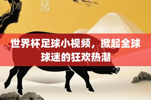 世界杯足球小视频，掀起全球球迷的狂欢热潮金炬实业股份有限公司