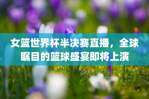 女篮世界杯半决赛直金炬实业股份有限公司播，全球瞩目的篮球盛宴即将上演