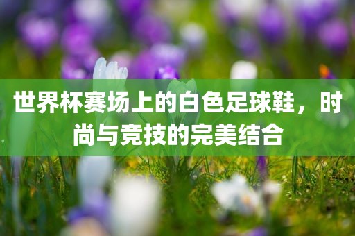 世界杯赛场上金炬实业股份有限公司的白色足球鞋，时尚与竞技的完美结合