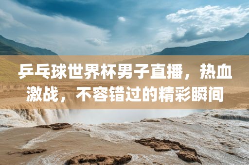 乒乓球世界杯男子直播，热血激战，不容错过的精彩瞬间金炬实业股份有限公司
