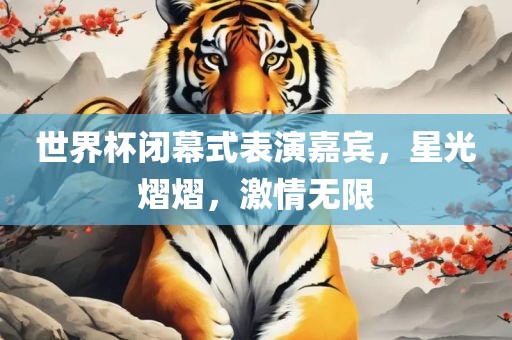 世界杯闭幕式表演嘉宾，星光熠熠，激情无限