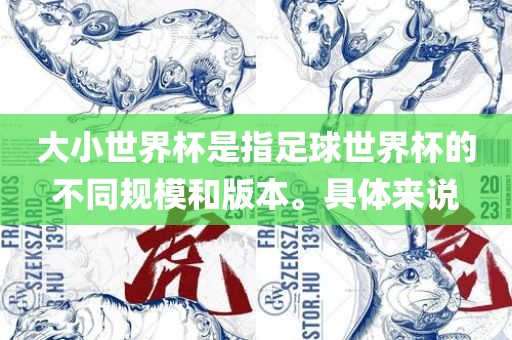 大小世界杯是指足球世界杯的不同规模和版本。具体来说