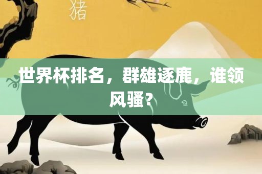 世界杯排名，群雄逐鹿，谁领风骚？