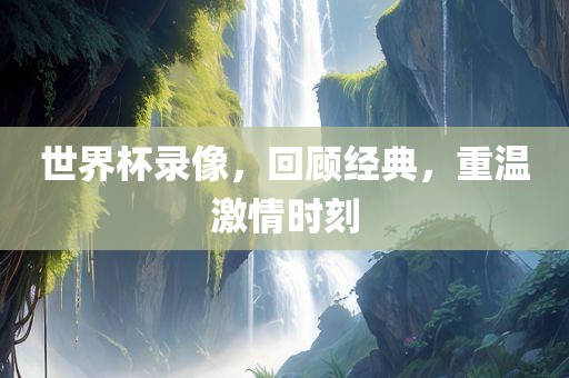 世界杯录像，回顾经典，重温激情时刻金炬实业股份有限公司