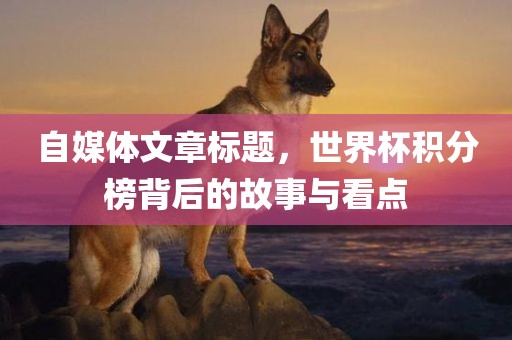 自媒体文章标题，世界杯积分榜背后的故事与看点