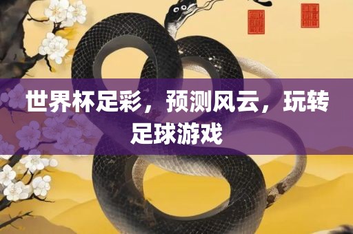 世界杯足彩，预测风云，玩转足球游戏