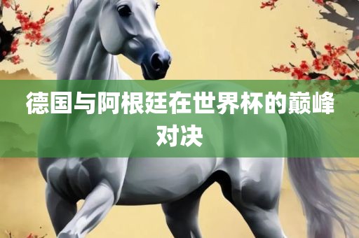 德国与阿根廷在世界杯的巅峰对决