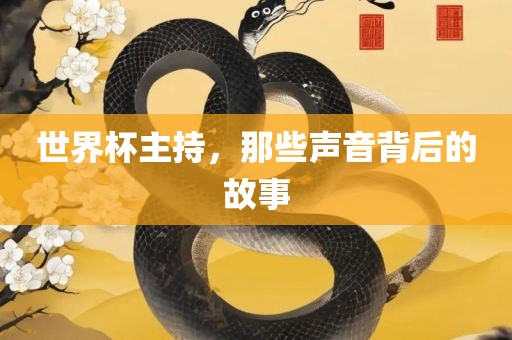 世界杯主持，那些声音背后的故事