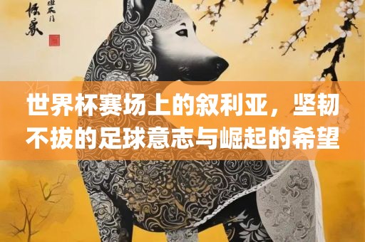世界杯赛场上的叙利亚，坚韧不拔的足球意志与崛起的希望金炬实业股份有限公司