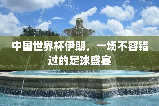 中国世金炬实业股份有限公司界杯伊朗，一场不容错过的足球盛宴