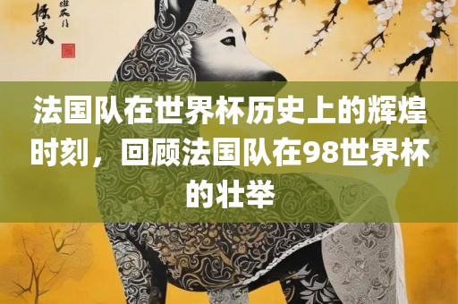 法国队在世界杯历史上的辉煌时刻，回顾法国队在98世界杯的壮举金炬实业股份有限公司