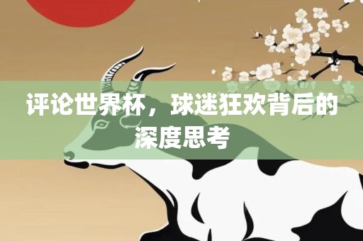 评论世界杯，球迷狂欢背后的深度金炬实业股份有限公司思考