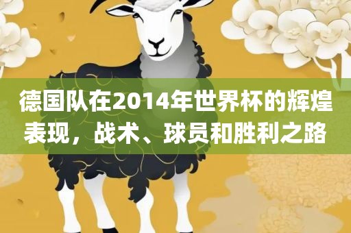 德国队在2014年世界杯的辉煌表现，战术、球员和胜利之路金炬实业股份有限公司