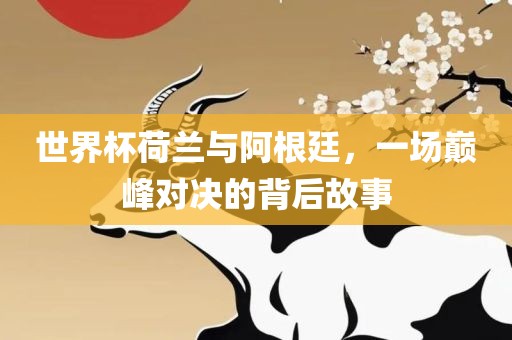 世界杯荷兰与阿根廷，一场巅峰对决的背后故事金炬实业股份有限公司