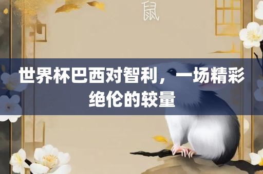 世界杯巴西对智利，一场精彩绝伦的较量金炬实业股份有限公司