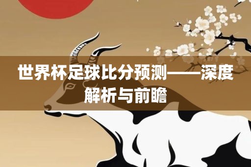 世界杯足球比分预测——深度解析与前瞻金炬实业股份有限公司