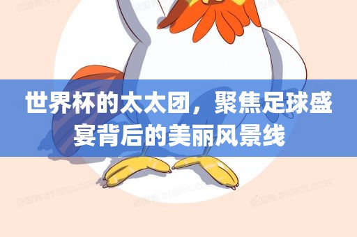 世界杯的太太团，聚焦足球盛宴背后的美丽风景线