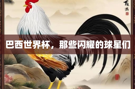 巴西世界杯，那些闪耀的球星们