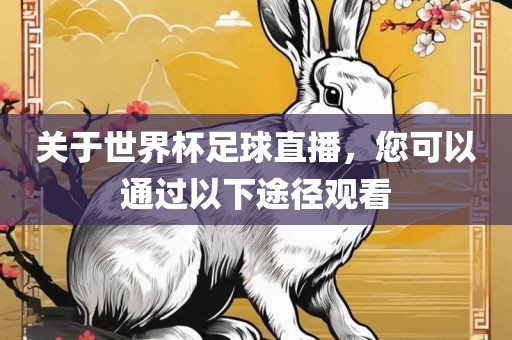 关于世界杯足球直播，您可以金炬实业股份有限公司通过以下途径观看