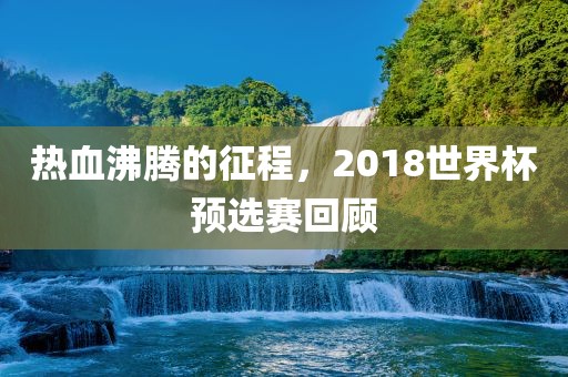 热血沸腾的征程，2018世界杯预选赛回顾