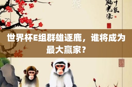 世界杯E组群雄逐鹿，谁将成为最大赢家？