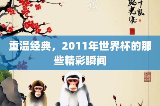 重温经典，2011年世界杯的那些精彩瞬间