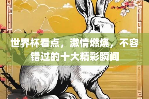 世界杯看点，激情燃烧，不容错过的十大精彩瞬间