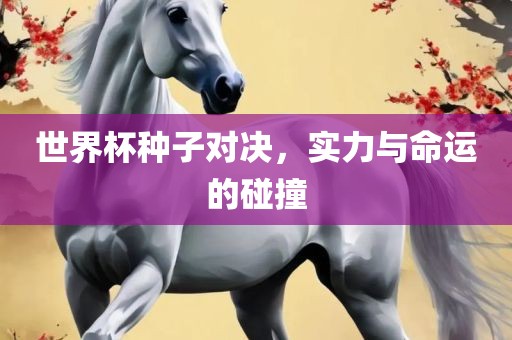 世界杯种子对决，实力与命运的碰撞