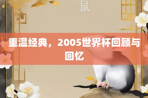 重温经典，2005世界杯回顾与回忆