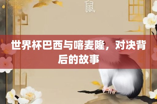 世界杯巴西与喀麦隆，对决背后的故事
