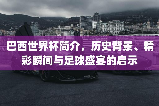 巴西世界杯简介，历史背景、精彩瞬间与足球盛宴的启示