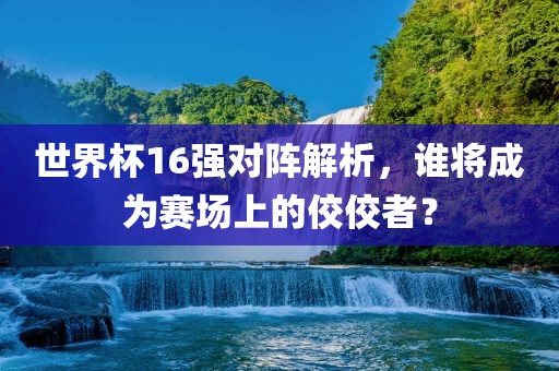 世界杯16强对阵解析，谁将成为赛场上的佼佼者？