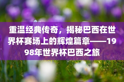 重温经典传奇，揭秘巴西在世界杯赛场上的辉煌篇章——1998年世界杯巴西之旅
