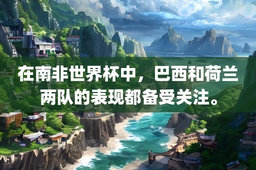 在南非世界杯中，巴西和荷兰两队的表现都备受关注。