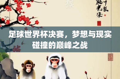 足球世界杯决赛，梦想与现实碰撞的巅峰之战