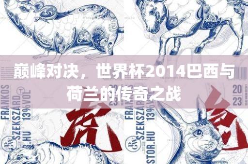巅峰对决，世界杯2014巴西与荷兰的传奇之战