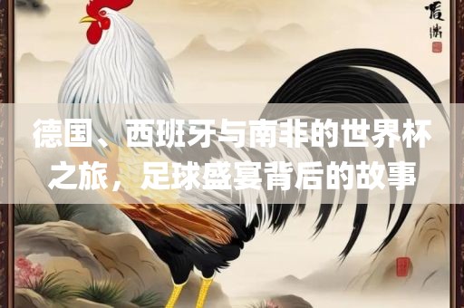 德国、西班牙与南非的世界杯之旅，足球盛宴背后的故事