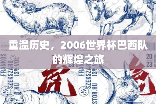 重温历史，2006世界杯巴西队的辉煌之旅