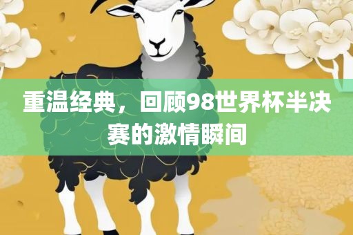 重温经典，回顾98世界杯半决赛的激情瞬间